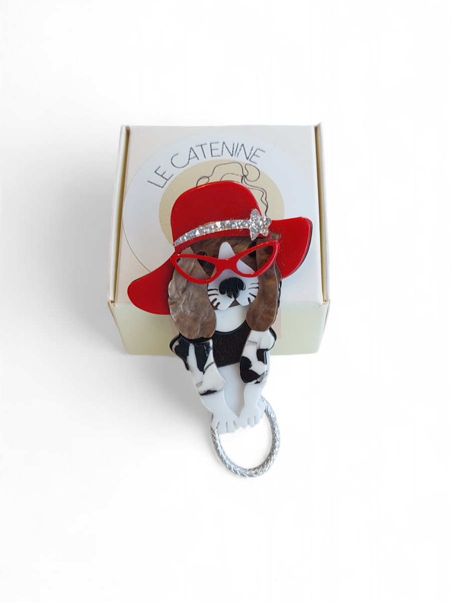 Spilla porta-occhiali Cagnolina