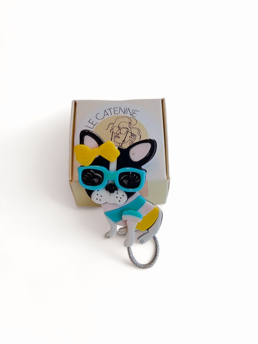 Spilla porta-occhiali Cagnolina BD